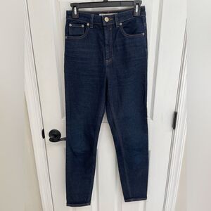 ASOS Denim Medium Dark Wash High Waist Skinny Jeans Women’s Size 26